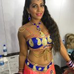 Meghna Naidu, Dharma Prabhu Heroine, dressing room, makeup room
