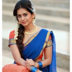 Nabha Natesh, Adhugo Actress, half saree, jasmine