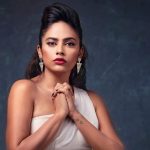 Nandita Swetha, white dress