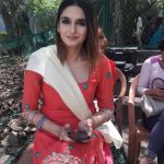 Ragini Dwivedi, Amma Actress, red chudi