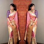 Regina Cassandra, saree, creative, traditional look