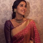 Regina Cassandra, saree, hd, traditioanl dress