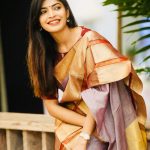 Sanchita Shetty, hair style, smile, saree, party