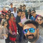 Shanthanu Bhagyaraj, family, selfie, vacation, wife