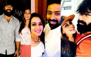 Shanthanu, Keerthi Shanthanu, 2018, hd, wallpaper, family, collage