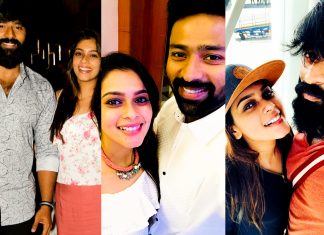 Shanthanu, Keerthi Shanthanu, 2018, hd, wallpaper, family, collage