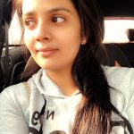 Sreemukhi, car, without makup