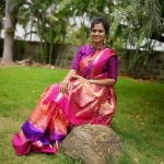 ramya pandian, saree, traditional look, saree love