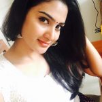Aditi Ravi, white dress, selfie, pretty