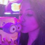 Anjali, minions, kiss, colourful