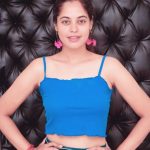 Bindu Madhavi, blue inner, stunning