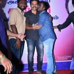 Karthi, kiss, stage, fans