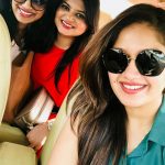 Meghana Raj, Muniratna Kurukshetra Actress, friends, selfie