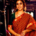 Nayanthara, movie, viswasam, saree, nayantara