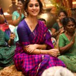 Nayanthara, saree, traditional dress, viswasam