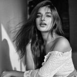 Nidhhi Agerwal, black and white