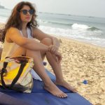 Poonam Bajwa, beach, winsome