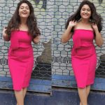 Poonam Bajwa, pink dress, dazzling