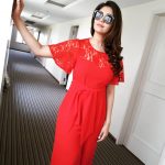 Surbhi, Voter Actress, red dress, modernistic