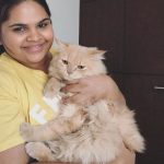 Vidyullekha Raman, Comedy Actress, cat, pet lover