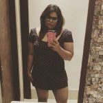 Vidyullekha Raman, mobile, mirror selfie