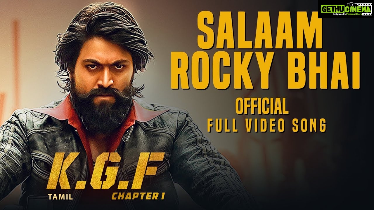 Salaam Rocky Bhai Full Video Song  KGF Tamil Movie  Yash 