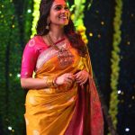 Kiki Vijay, saree, traditional look, Keerthi Shanthanu