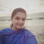 Saranya Mohan, beach