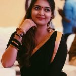 Soundarya Bala Nandakumar, yours shamefully 2 Heroine, black saree, event