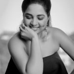 Srushti Dange, Pottu Actress, black and white