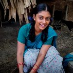 Ammu Abhirami, shooting spot, asuran, dhanush jodi