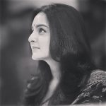 Manju Warrier, black & white, charming, hd, hair style