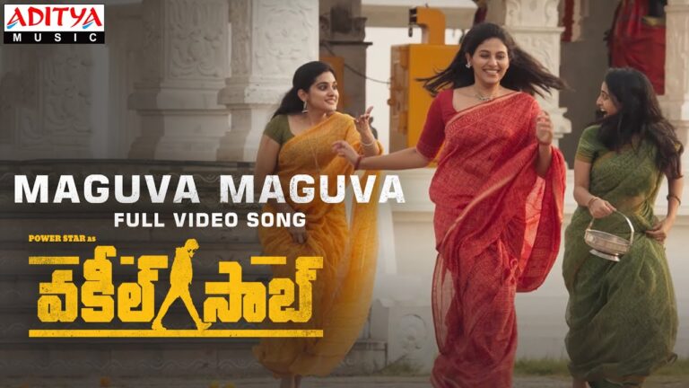 Vakeel Saab​ – Maguva Maguva Full Video Song | Pawan Kalyan | Sriram Venu | Sid Sriram | Thaman S