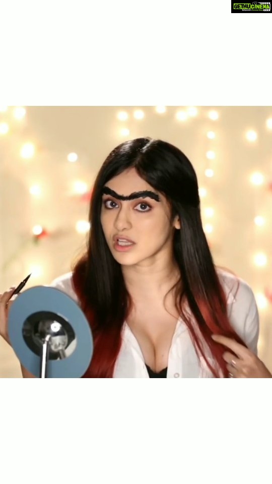 Adah Sharma Instagram - Tag someone who should try this Natural Makeup Look Full video on YouTube.com/AdahSharmaOfficial . . @sneha.baliga @snehal_uk @nidhig14 @juhi.ali remeber this 😁 #100YearsOfAdahSharma #adahsharma . DISCLAIMER : This is a PARODY video. Parody ka matlab hai kissi cheez/insaan ki nakal utaarna aur mazaak karna. If anyone got offended drink some neem juice ♥️🤗
