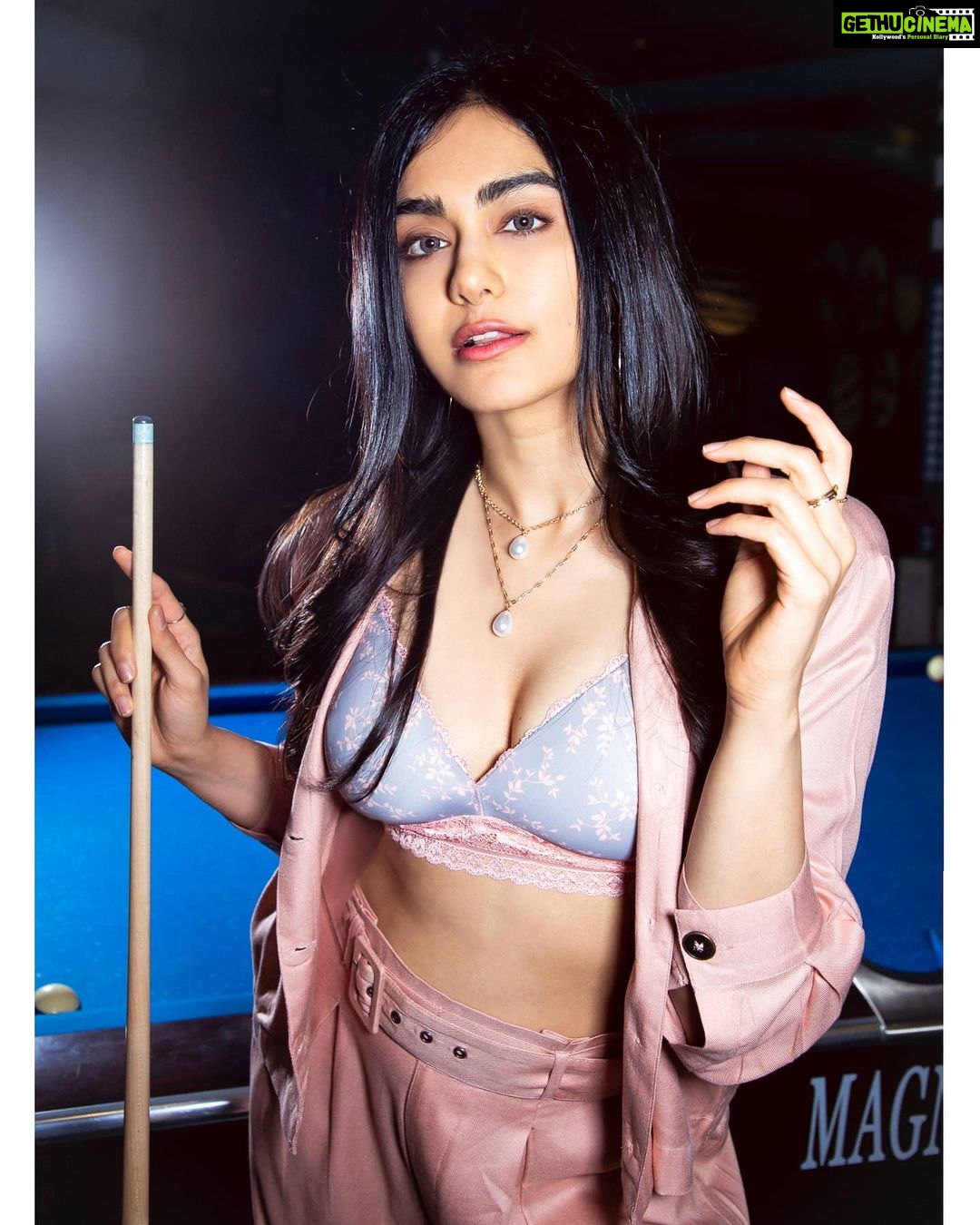 Adah Sharma Instagram - Want to play pool with me? Adah Sharma now world renowned pool player (not)π¬ π video coming up ...so you can decide π . π@clovia_fashions π@juhi.ali @westsidestores @jewellerybyavnigujral πΈ@theindianvodka_ @biryanimasala π@snehal_uk @gopromoto.in @145cafeandbar
