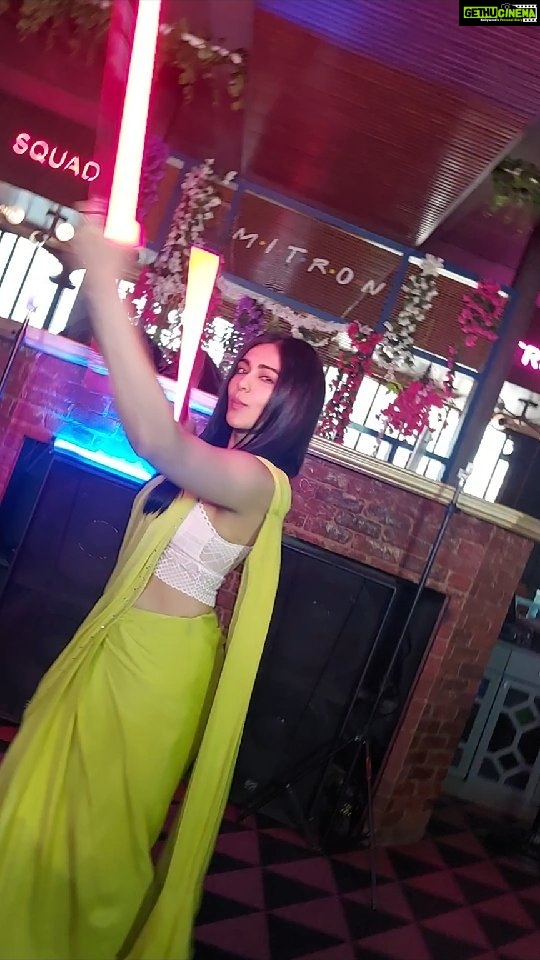 Adah Sharma Instagram - Tag someone who should try this π‘ Ek haath mein π‘Piya ran away with someone else π so I had 1 litre paani and continued π . . Wearing @babitamalkani Styled by @juhi.ali , hair @snehal_uk . DISCLAIMER : Do not try this unless you can light a bulb without electricity . First try this with socks, cloth then move to straws, sticks then once enlightened you can generate your own Power πͺβ€οΈ . #100YearsOfAdahSharma #adahsharma #DrunkNHigh