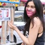 Adah Sharma Instagram - Who wants ice cream? Meet Rameshwar ! #AdahSharmaXAamAadmi . . Repost @voompla : Award for best masks in 2020 goes to Adahhhh😃😃😃 Also love how she asks the ice cream waale bhaiya his name...address peeps by their name and you'll make em feel special 😃 Just the small things in life right?? Spotted making a pharmacy run in Bandra today! . . P.S. what matters most is what's on the inside 😁 #100yearsofAdahSharma #adahsharma