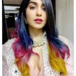 Adah Sharma Instagram - Guess what colour I'm doing next 🖤🖤 SWIPE FOR free gifts AT YOUR OWN RISK . . . . . . #100YearsOfAdahSharma #adahsharma