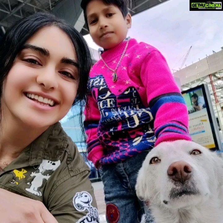 Adah Sharma Instagram - TAG one person or 10...spread the word ...Be Kind (without agenda) #AdahSharmaXAamAadmi . 1)Met this little boy at the airport. He wanted to perform live for me and then even did some shayari. He told me one must be kind to animals and he was so lovely to the stray dog. I really like when parents teach their kids kindness to animals. . 2)This is Devvrat Baranwal's first book. He is 21 yrs old and he hopes it reaches a mass audience. The book is mostly for young people who want to achieve great things but are aimlessly wandering or distracted. You can contact him on 7007469488/ dee7379450187@gmail.com . 3)Mr Gupta drives an auto(very skillfully, I sat in it) he wanted a selfie "Adah ke saath jo poori duniya dekhe" and the one he took in his camera he didn't approve because his phone quality he said isn't upto the mark. I hope poori duniya see this pic and approve. . 4)I'm really happy I can be an inspiration for fashion. Because I honestly am not trying to sell any particular style . I stand for being allowed to wear whatever you want, if you like it. Regardless of if it has been approved by the higher authorities. Touched by your pic @suetwinslook . 5) I should do a separate post for all the art you guys make for me ! Posting this one now ... And loooots of love to all the Adah fanclubs and all of you who make everyday special for me by sending me art ❤️❤️❤️ this poster of my next movie is made by @charcoal_sketching . Be nice without agenda - Diwali ho ya Christmas #100YearsOfAdahSharma #adahsharma #AdahFindsTalent #AdahXOthersTalents #NotAnAd