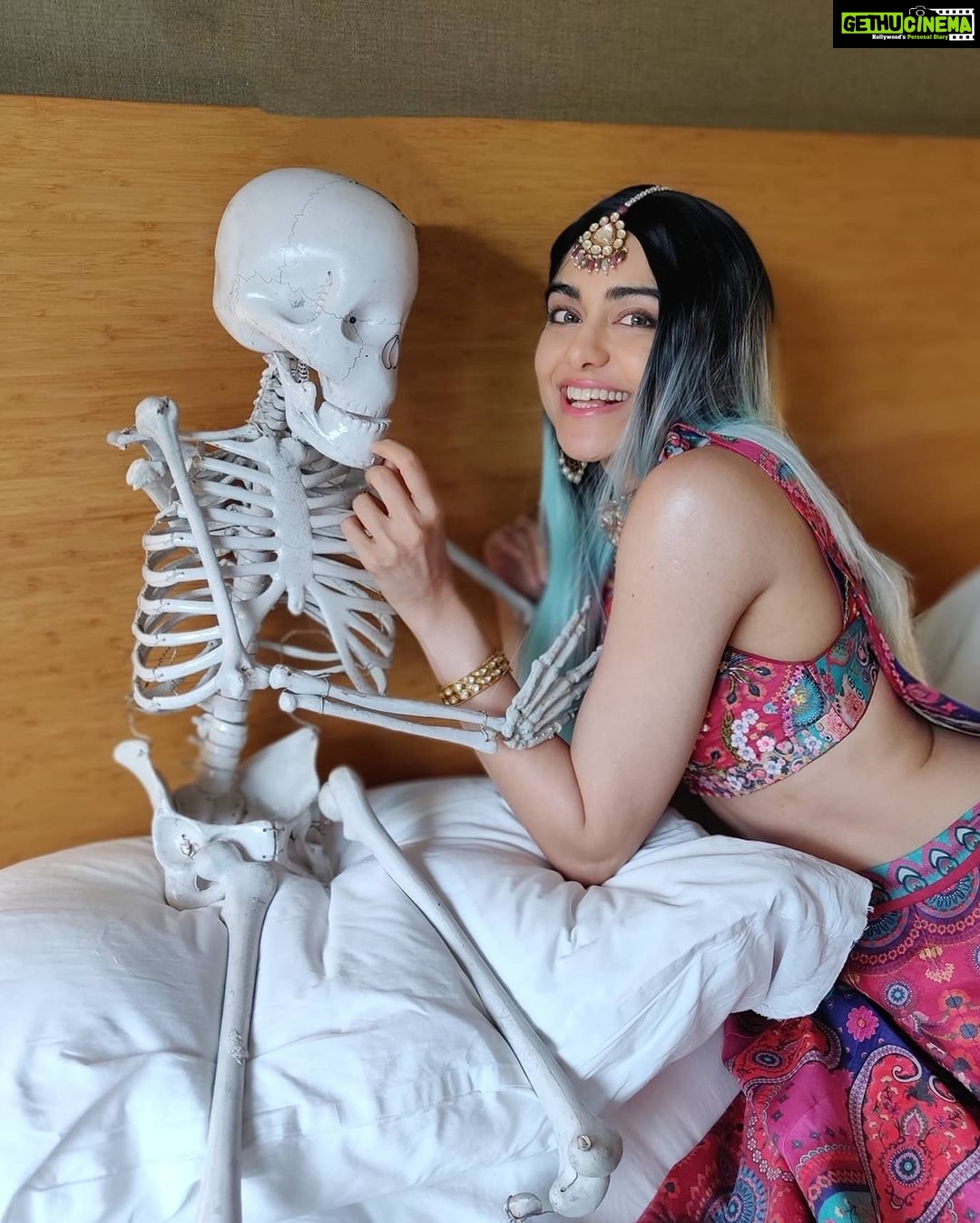 Adah Sharma Instagram - Tag someone who would like a boyfriend like Indiana Bones #HalloweenEveryday . . . #100YearsOfAdahSharma #adahsharma #IveDecidedToBeSingleLolHeCantMakeDosas