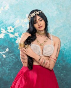 Adah Sharma Instagram - Heere moti main na chaahoon Main toh chaahoon, sangam tera #ButForThisPicIDefinitelyNeedTheMotis . . Magazine: L'utopia Magazine @lutopiamagazine Editor: Aparajita Jaiswal @davis_griffo Photographer: Rahul Kumar @thewildstallion_photography Stylist - Juhi A Ali @juhi.ali HMU - Vaijayanti talekar @vaijayanti_12 Anant mali @_makeup__andy Assistant photographer : Nikhil Bapu ahire @mr.nee_khill Videographer: Nikhil Bapu Ahire @mr.nee_khill Photo editor: Harry Sandhu @hqbe_retouch Artists pr - shimmer entertainment @shimmerentertainment Location - studio f6 @studio.f6 Pearl bralet - Kiaan @kiaanofficial Lehenga - Nikita Kanodia Gupta @nitikakanodiagupta Jewellery- blue turban @blueturban.in Headgear- Kiaan @kiaanofficial . . . P.S. the last look is my natural dewy makeup look #100YearsOfAdahSharma #adahsharma