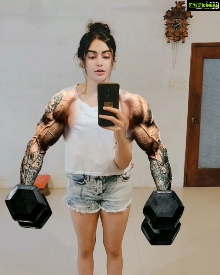 Adah Sharma Instagram - Tag all your friends who should watch this π . . The videos i share on instagram are to entertain you guys and make you smile (or in this case threaten and terrify ππ»πΉ) One invisible virus has turned all our lives upside down. Be brave right now and show off your bravery by sitting at home. Donate and help the needy. Socializing right now is reallllly stuppid ! All of us (for once) collectively want the same thing ! Lets work towards it πͺπͺ be kind to your families, pets , stray animals (you should be inspite, despite of the virus being there ) Doctors and hospitals are working overtime and the leasttttttt you can do is not help the virus spread.You know what is right and wrong.Choose to be on the right side πΈ . #neverneededareasontobeweird #nowicanusethelockdownasanexcuse #butthenineverusedexcusesalso #noonecanpolicemeduringthelockdown #adahsharma #moreweirdnesswillbeunleashed #100yearsofAdahsharma #1920to2020 #socialdistancing . Written, directed, edited , shot by Radha Sharma @adah_ki_radha
