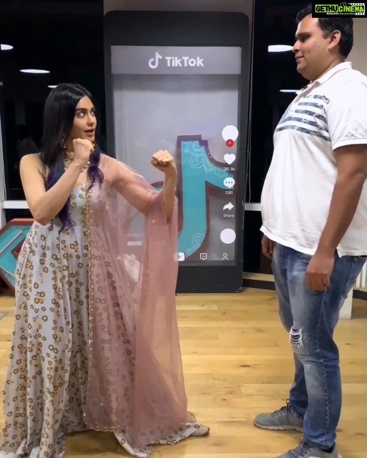 Adah Sharma Instagram - Tag someone who likes crazy videos 👻 So I'm officially on @indiatiktok and I got such a warm welcome from these awesome guys !! This is one of the videos we did...btw these guys shoot, edit videos put in music and effects n know all angles and all...too much fun I had with u all ❤️❤️❤️ thank u ! . So my id is adah.ki.adah ...there are lots of adah sharma's who aren't me but claim they are 😬😬 I don't think we should believe them