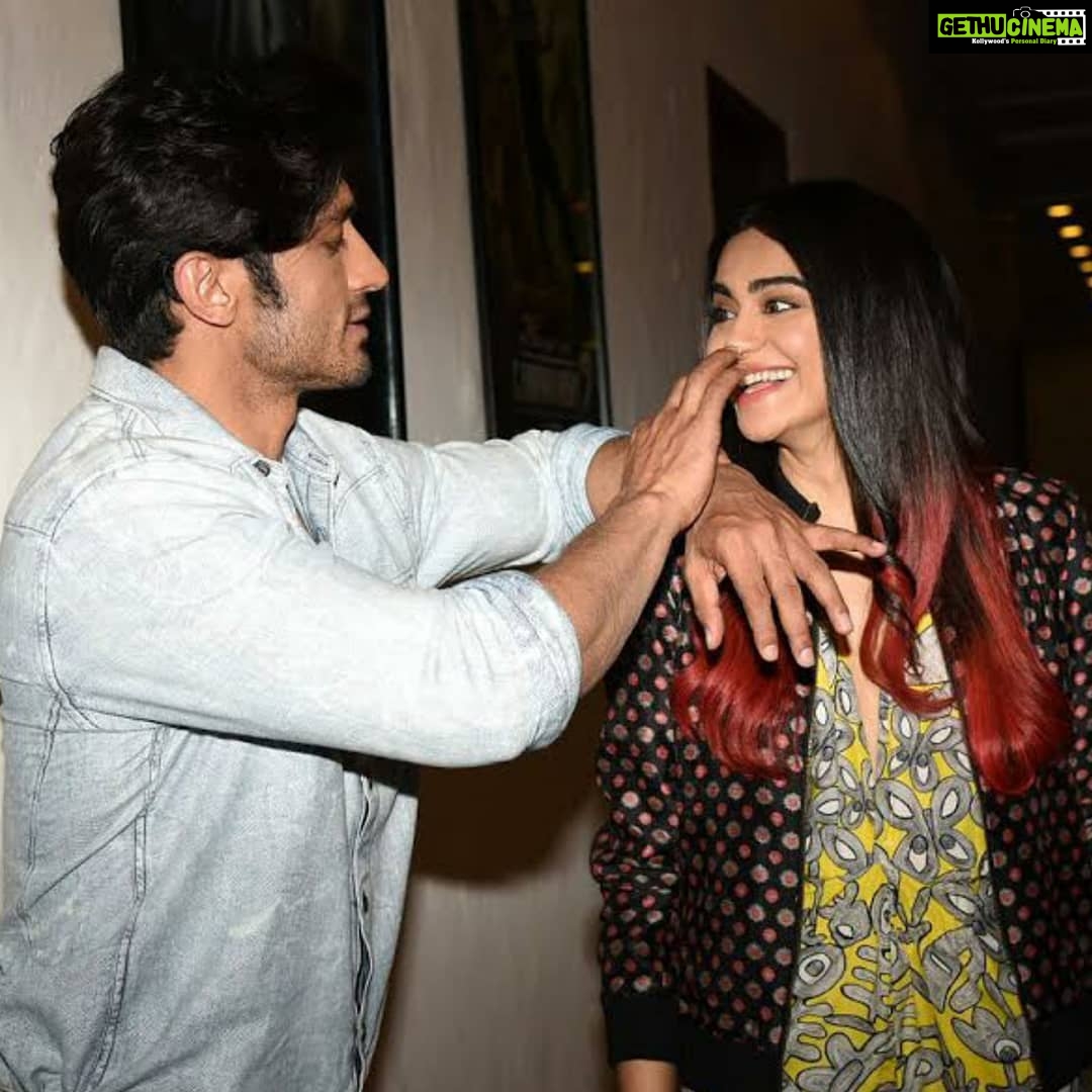 Adah Sharma Instagram - The most intelligent ,witty , kind hearted , person I know.....is me 😁 You come a close third place. Bless me for bringing so much joy and laughter to your life and may all my dreams come true and some of yours also. . . P.S. Happy Birthday Vidyut Devsingh Jammwal ! I Love you More than I love onions ! Sada suhagan raho.Thanks