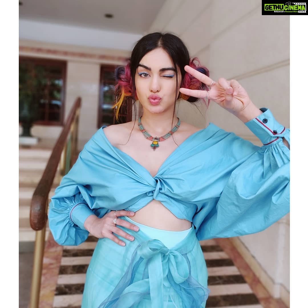 Adah Sharma Instagram - What's your favourite colour ?? ππππππππππ . . . Styled by @juhi.ali Hair @snehal_uk Makeup @makeup_sid1 Wearing @noriclothingofficial Shoes @shein_in Accessories @accessorizeindiaofficial
