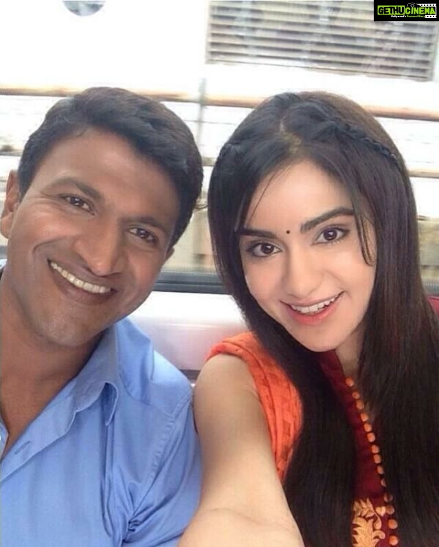 Adah Sharma Instagram - R.I.P Puneeth Rajkumar 🌸🌷 One of the kindest people I've worked with. He was allergic to ,I can't remember which flower but when his fans came with huge garlands for him he allowed them to place the garlands around his neck! He said they have come so far to see him and they would be disappointed... Over worked but he still took pictures with allllll his fans and was smiling in all the pictures ! He always wanted to put a smile on everyone's face, made sure everyone around was happy. I think that's how he should be remembered. A massive star who treated everyone on set equally irrespective of their designation ❤️❤️❤️ . . Strength to his family . #PuneethRajkumar #powerstarpuneethrajkumar