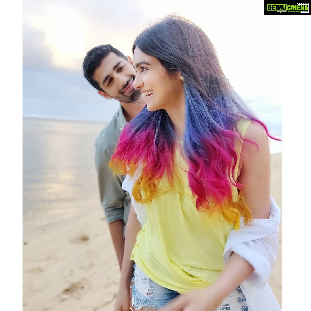Adah Sharma Instagram - Do not kiss your best friend even if he looks at your hair like it's blueberry and strawberry yogurt If u plan to kiss your friend go watch THE HOLIDAY to see what happens if you do . . Actually you can kiss ur friend if u aren't engaged to someone else I think. Actually don't kiss anyone ! Best ! It will definitely end up in a lot of complications. Don't talk to boys only actually u might get pregnant.. sit alone and eat chawli it has protein in it. Remove makeup before blinking ,if a shoe fits buy 3 pairs of same shoe in the same colour (I practice all that I preach haan! Shoe theory goes same with gym tights) I'm so good at this I should have a few children #radhasharmaisgoingtobesuchalovelynonmessedupgirlwhenshegrowsup @adah_ki_radha #AdheMaaLikeRadheMaa !! . . Those who have an IQ less than 14 will not be able to see @priyanksharmaaa And @veerrajwantsingh in these pics . .