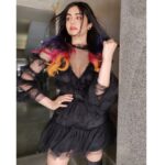 Adah Sharma Instagram - Little black dress , Big White lies 🤪😈 . . . For interviews wearing Outfit by- @mirrorthestore Accessories by- @forevernew_india Shoes by- @miumiu Styled by- @juhi.ali Hair- @snehal_uk Makeup @adah_ki_radha