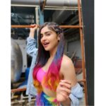 Adah Sharma Instagram - Let every month be pride month 💙💜💚💛🧡❤️ When everyone is treated equal no matter who they are and whom they love we become more free 🤸‍♀️🤸‍♀️🤸‍♀️🤸‍♀️ 🌈🏳️‍🌈🏳️‍🌈🏳️‍🌈💐 #pridemonth #liveandlove #liveandletlive . . . . . P.s. Mismatched shoes are the best kind of shoes 🥰🙃