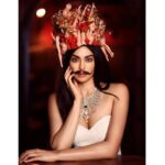 Adah Sharma Instagram - Till u guys watch my movie MAN to MAN .... . . Doll face 💁🤪 . . . @fitlookmagazine Founder @mohit.kathuria1987 Outfit by @mauli.trivedi Stylist @khushikarwa54 Photographer @shreyansdungarwal Hair @snehal_uk Makeup @siddheshnakhate Headgear @darjiii_the_label Jewellery @uma_ornaments